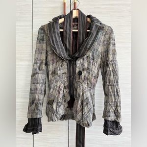 Hazel menswear hounds tooth blazer - Sz XS